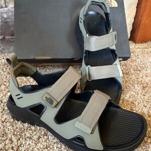The North Face Men's Khaki and Black Outdoor Sandals